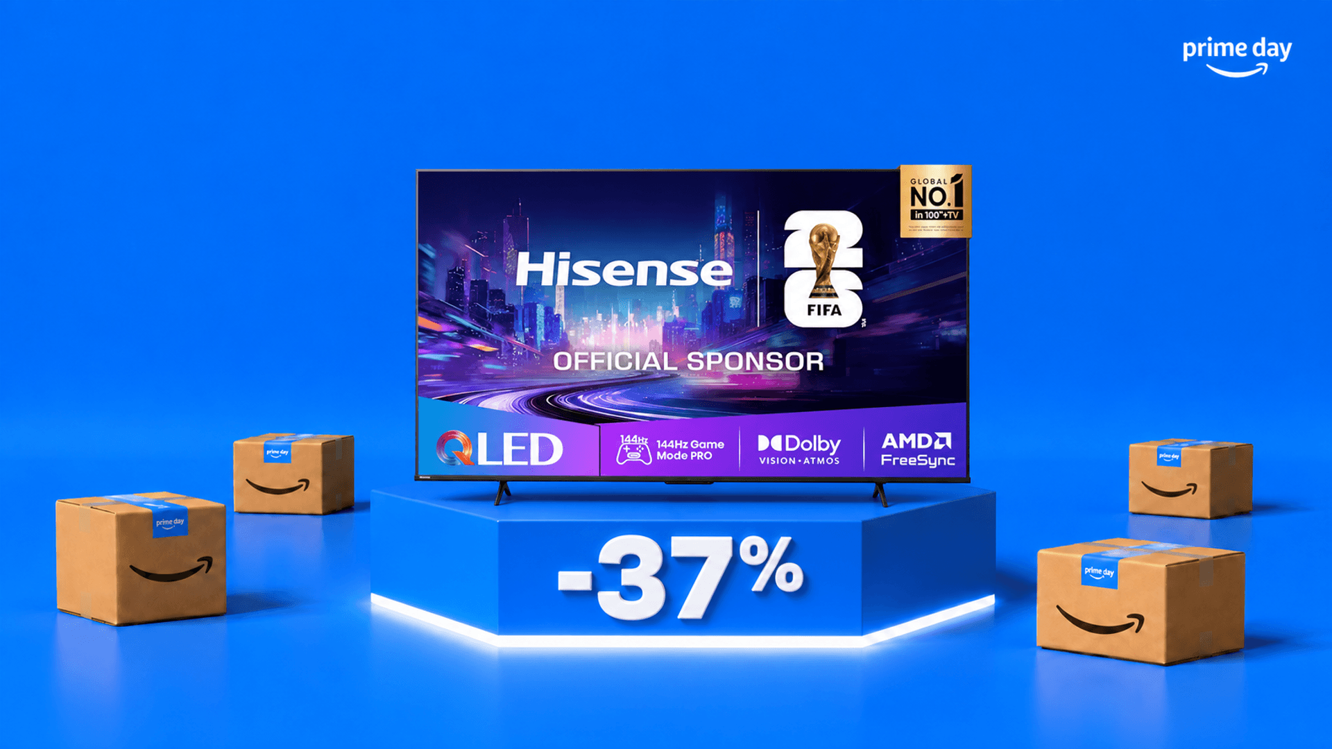 Immagine di Hisense E7Q Pro a 379€: la smart TV taglia 220€ dal prezzo