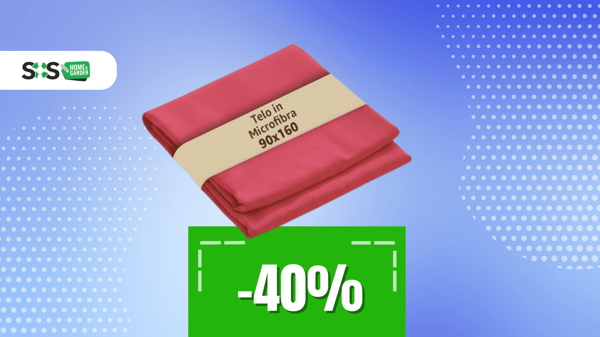 Immagine di Dalla spiaggia alla palestra: telo in microfibra a soli 12€!