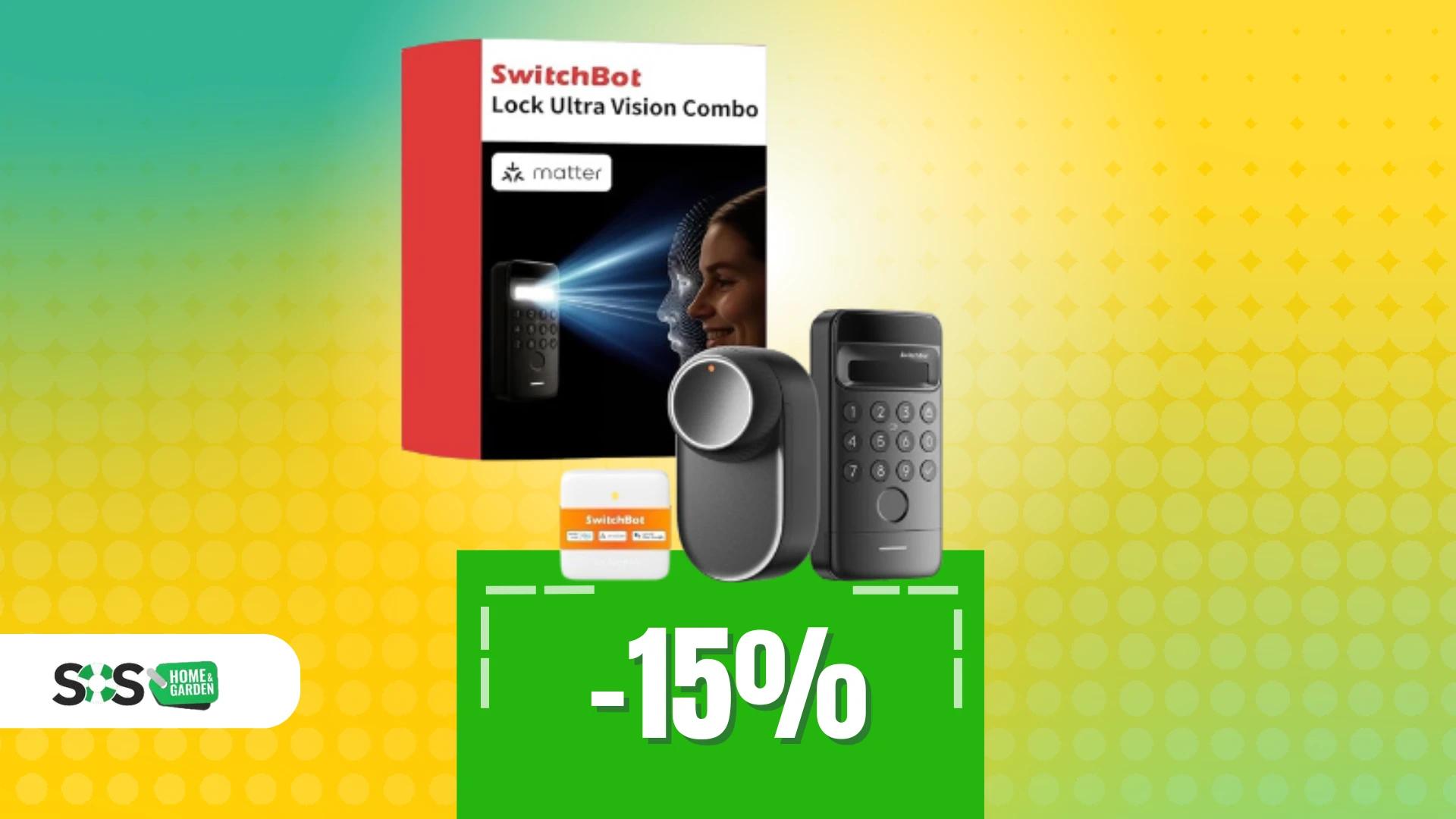 Immagine di SwitchBot Ultra: la serratura smart che ti riconosce subito!
