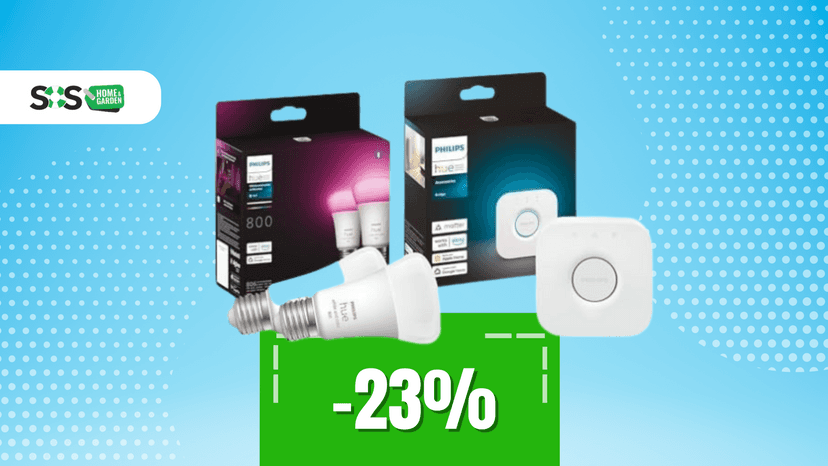Immagine di Il kit Philips Hue trasforma la tua casa con la luce a 89€!