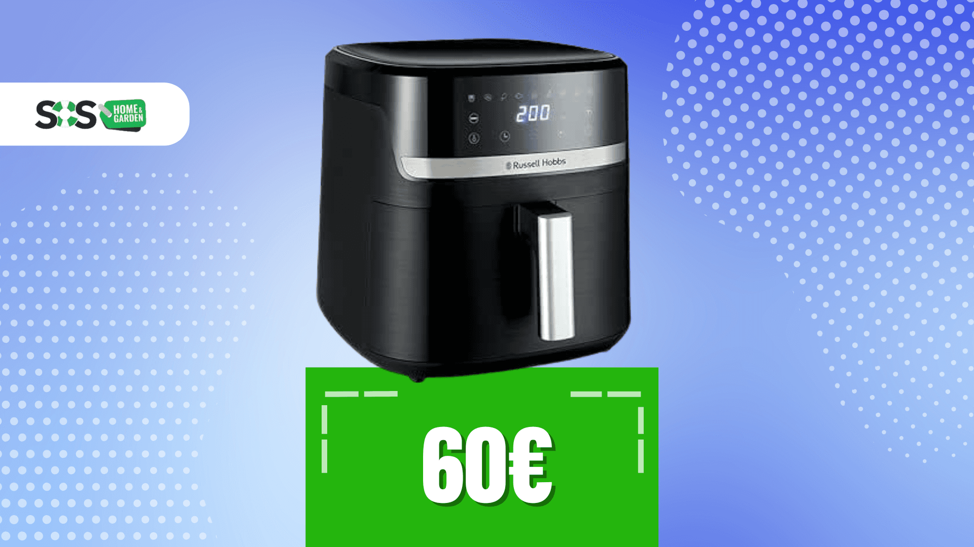 Immagine di Minimo storico: friggitrice ad aria Russell Hobbs a soli 60€