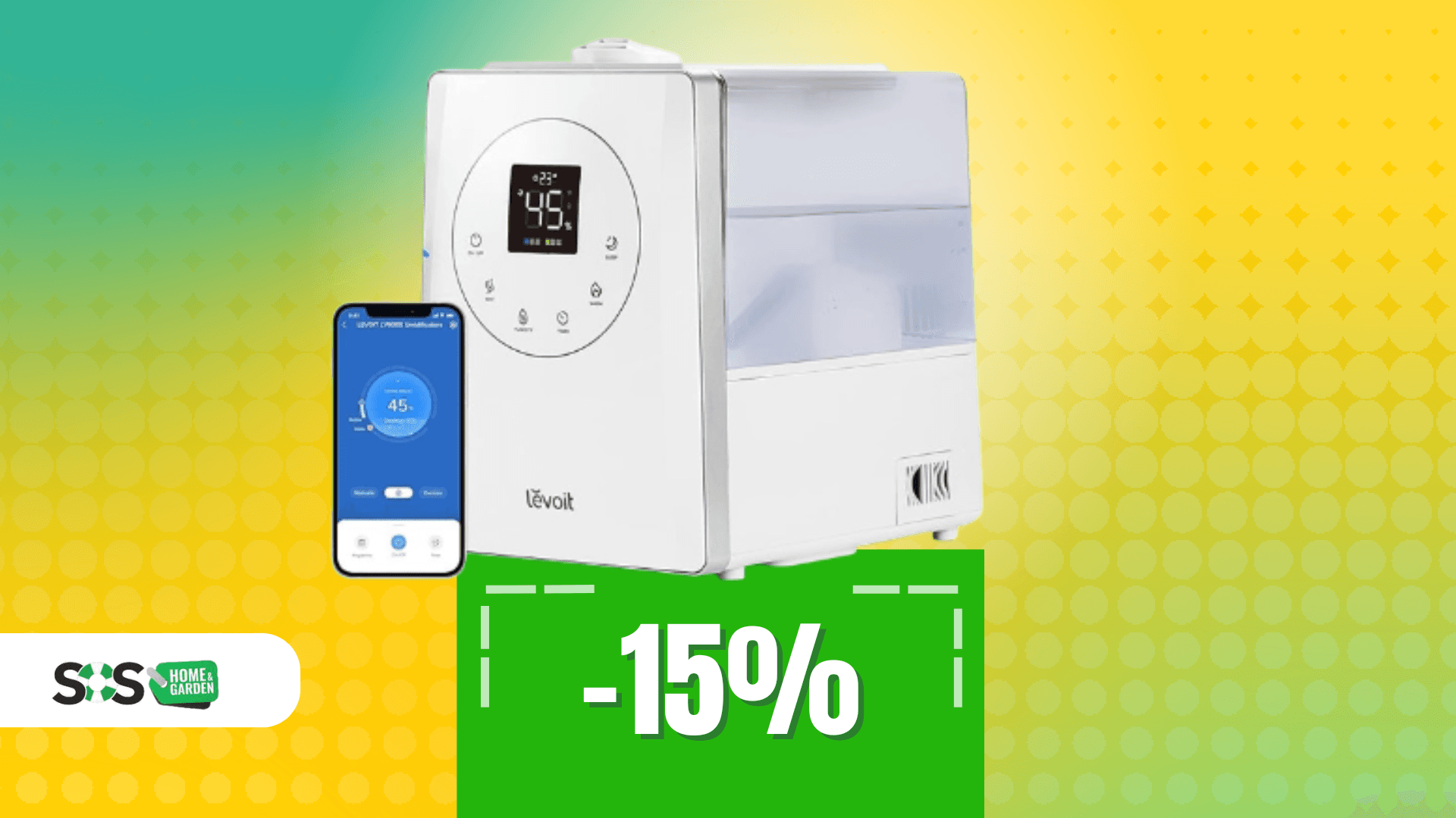 Immagine di Umidificatore Levoit a 85€: e la vostra salute ringrazia!