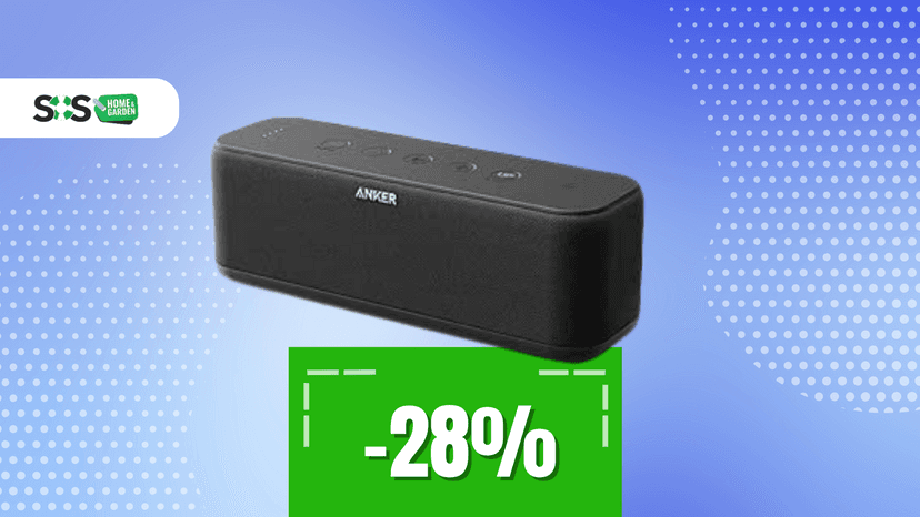 Immagine di Speaker Anker a soli 43€: il top per le giornate in giardino