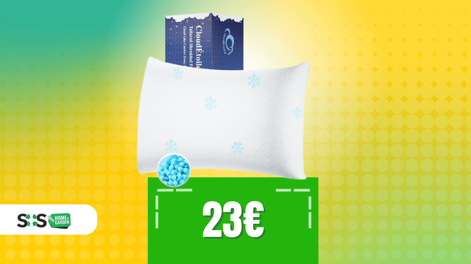 Immagine di Un cuscino in memory foam per un sonno favoloso a 23€!