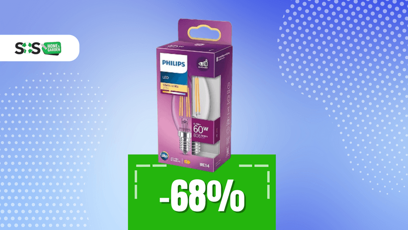 Immagine di Atmosfera perfetta con questa lampadina Philips LED a 3€!