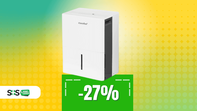 Immagine di Potente e silenzioso: deumidificatore Comfee' a 190€!