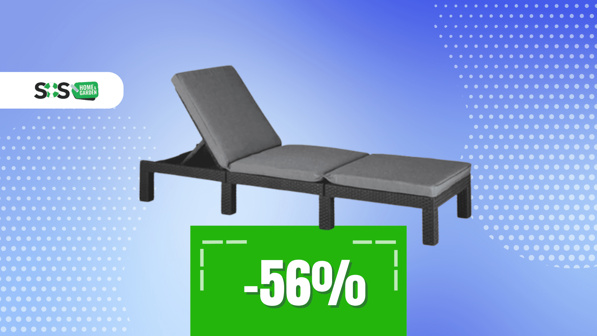 Immagine di Relax totale con questo comodo lettino prendisole a soli 75€