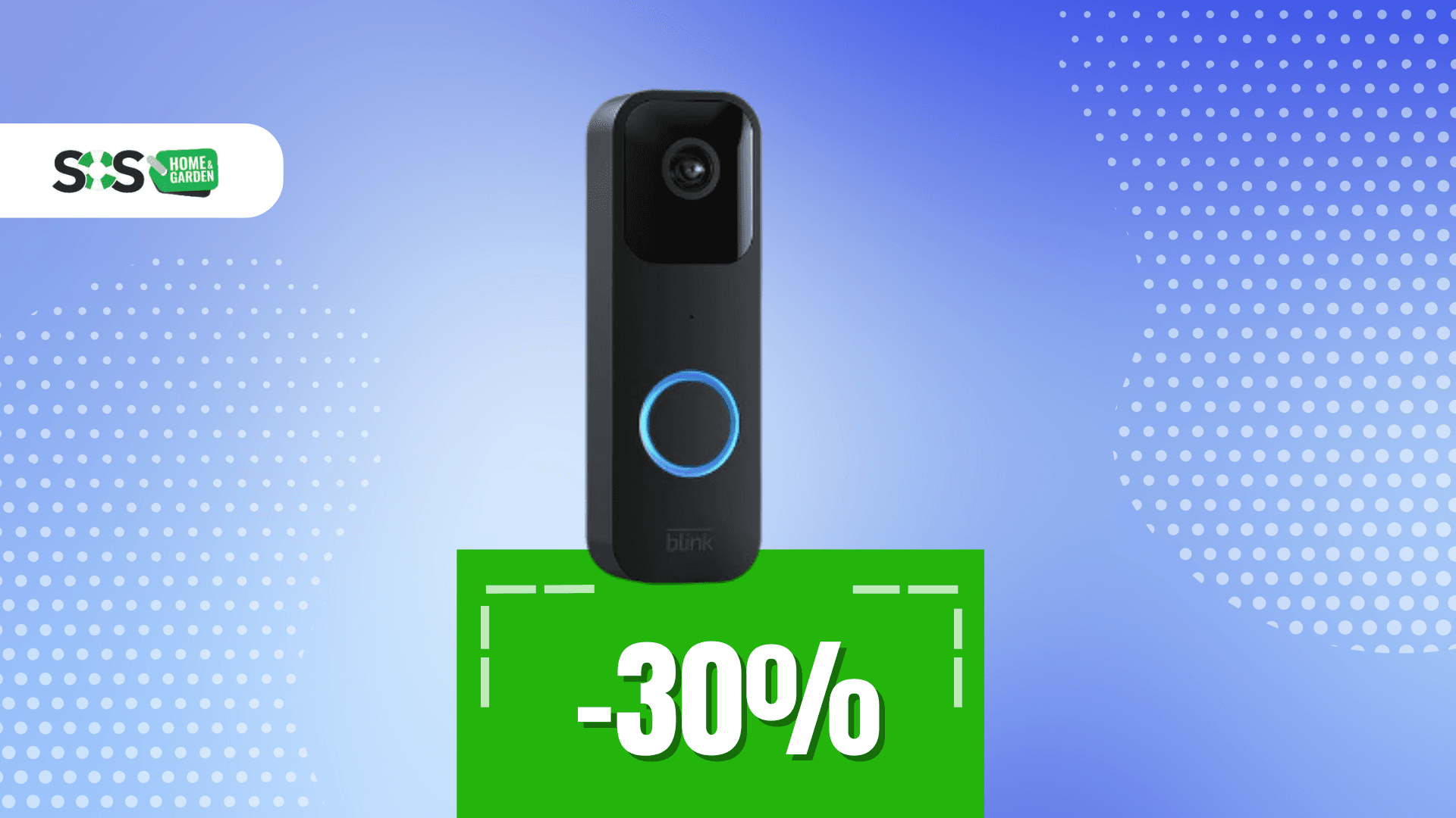 Immagine di Sicurezza smart a soli 38€: Blink Video Doorbell in offerta!