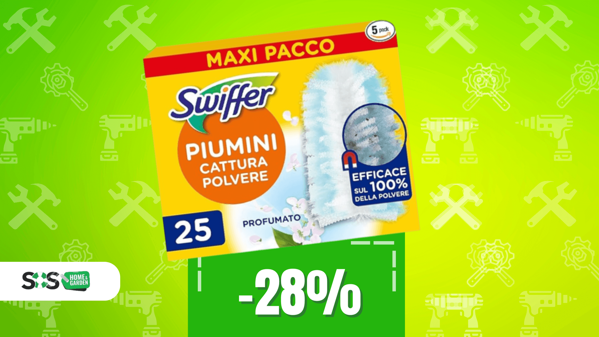 Immagine di Addio polvere in ogni angolo: 25 Swiffer Duster a soli 20€!
