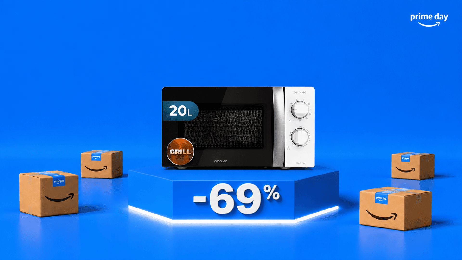 Immagine di Il microonde Cecotec ProClean 2110 crolla a 52,90 euro: 69% di sconto