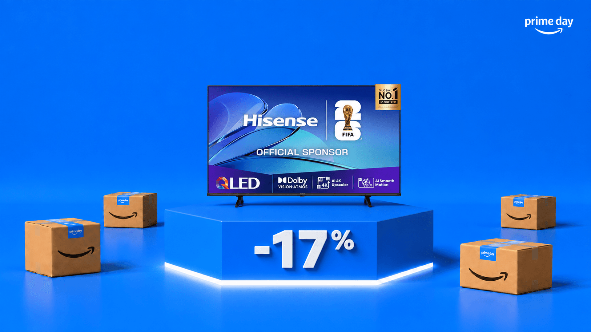 Immagine di Smart tv Hisense 43E78Q sotto i 250€: occasione da cogliere