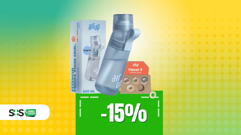Immagine di 5 gusti, zero zucchero: la magia Air Up ora a 45€!