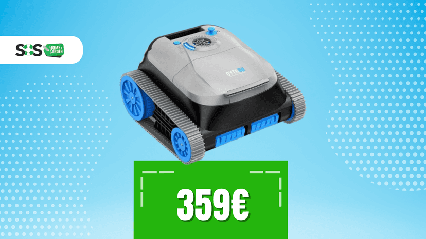 Immagine di Acqua perfetta con questo robot per piscina a 359€!