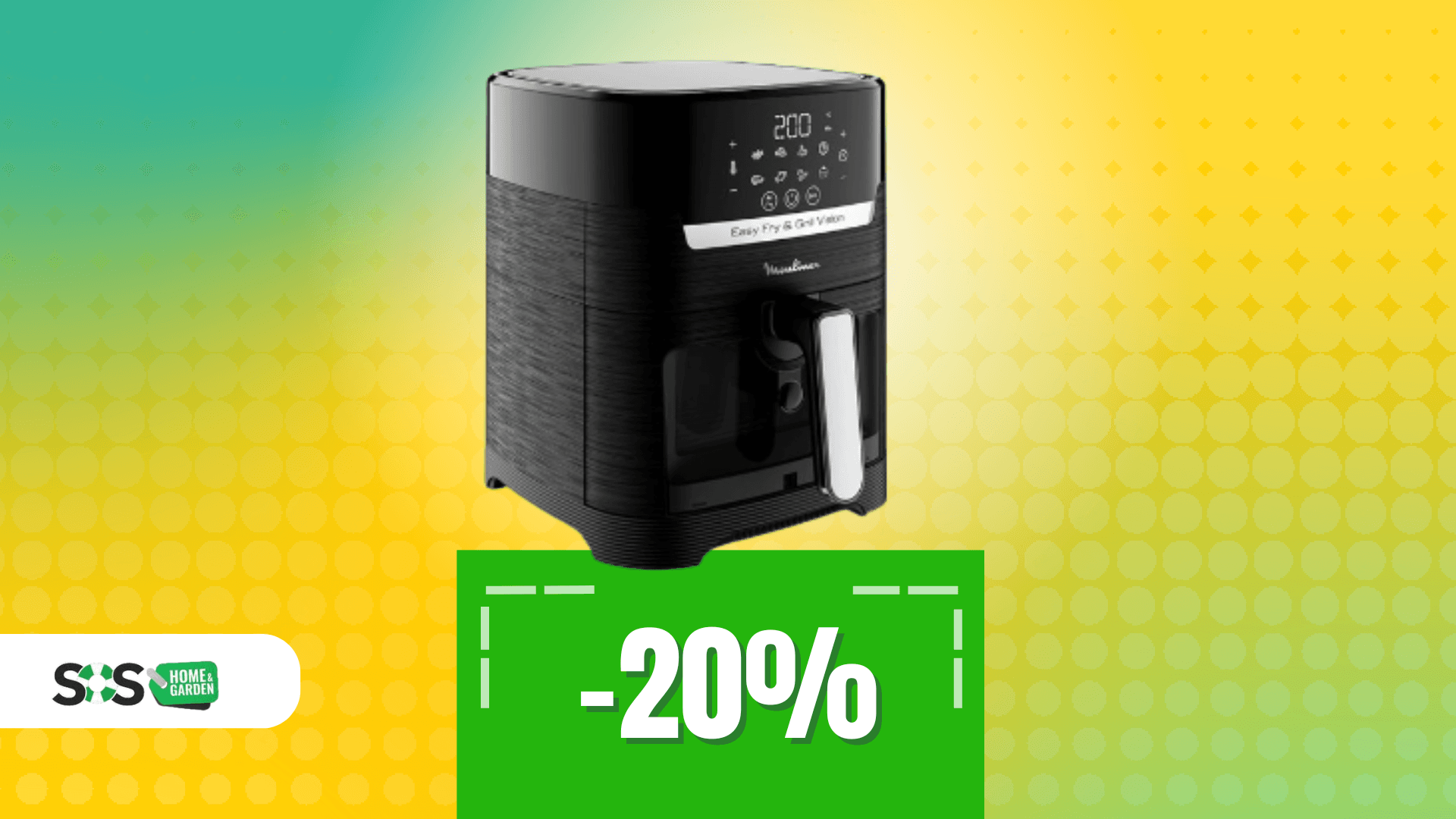 Immagine di Croccantezza in offerta: Moulinex Easy Fry & Grill a 80€!