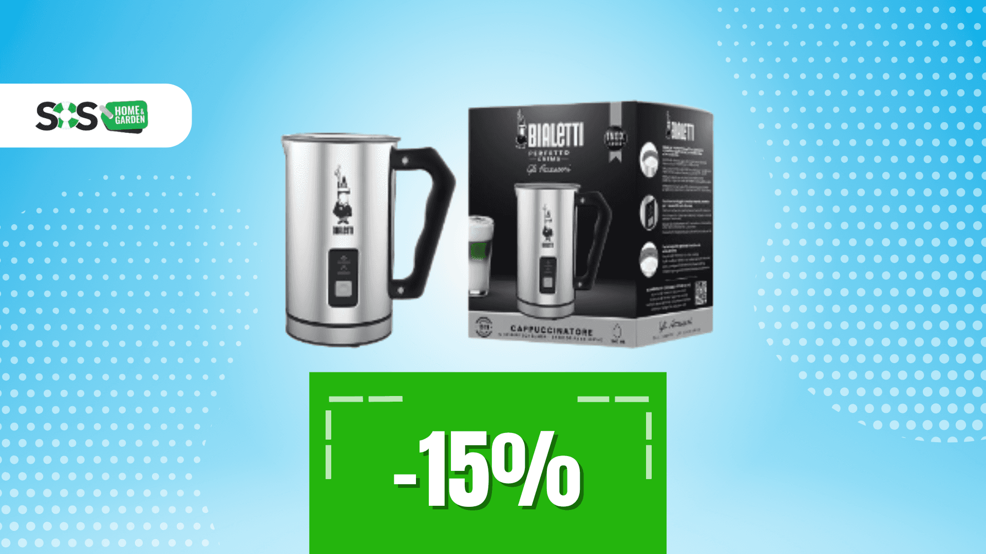 Immagine di Cappuccini perfetti con il Bialetti Milk Frother a soli 38€!