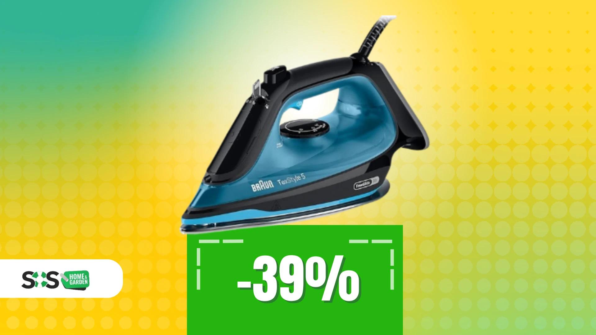 Immagine di Stirare è un gioco da ragazzi con Braun TexStyle 5 a 54€!