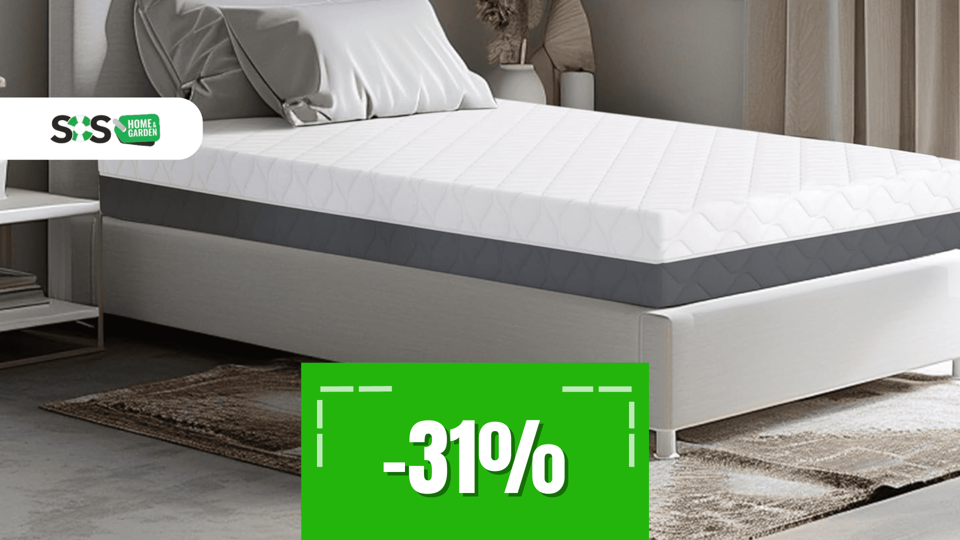 Immagine di Notti serene con questo materasso memory a soli 69€!