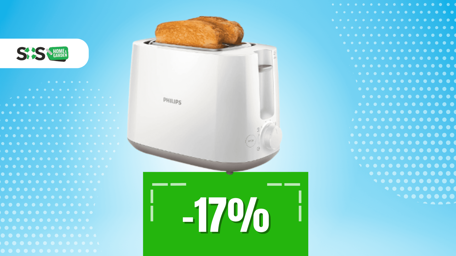 Immagine di VENDUTISSIMO su Amazon: tostapane Philips a soli 25€!