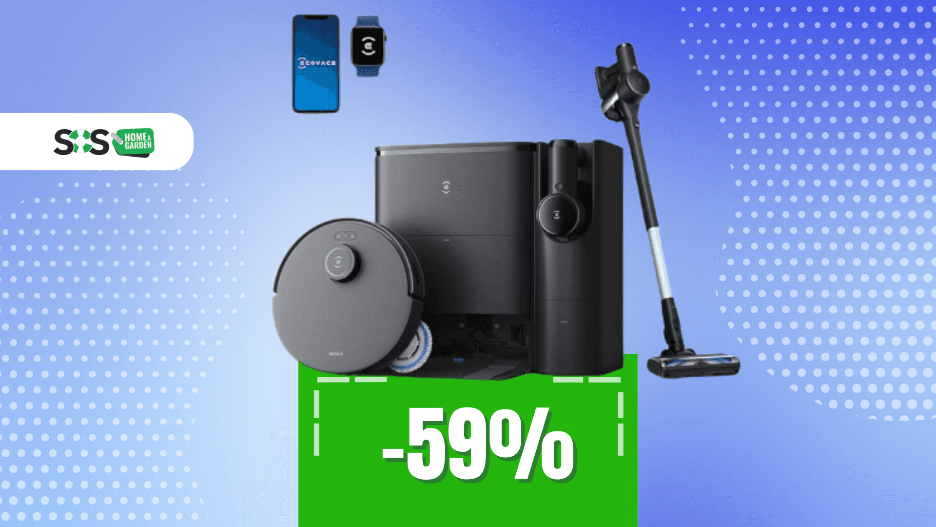 Immagine di Ecovacs T30S Combo Complete oggi a METÀ PREZZO!