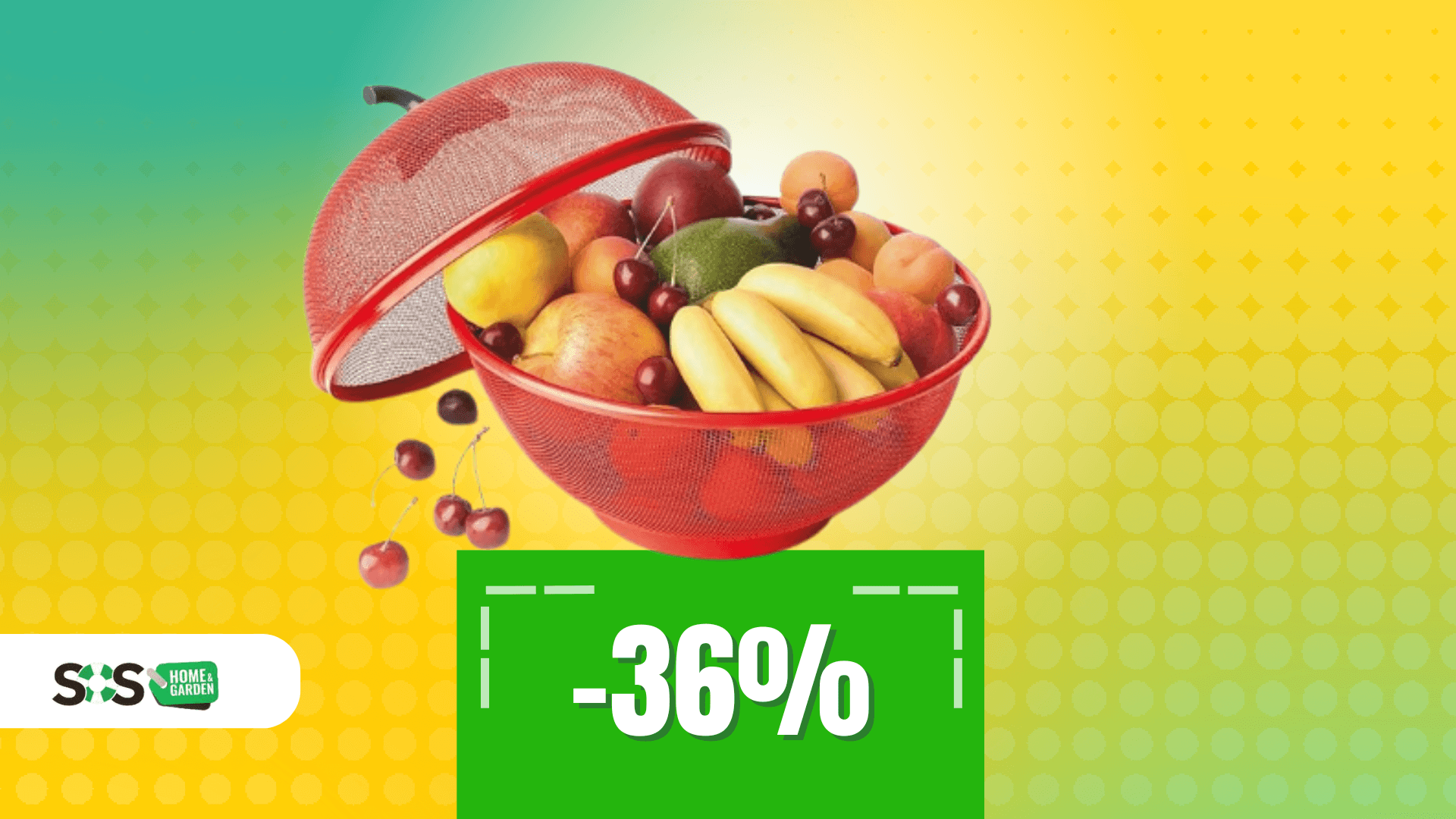 Immagine di Cucina pop: il cestino per la frutta a forma di mela a 30€!