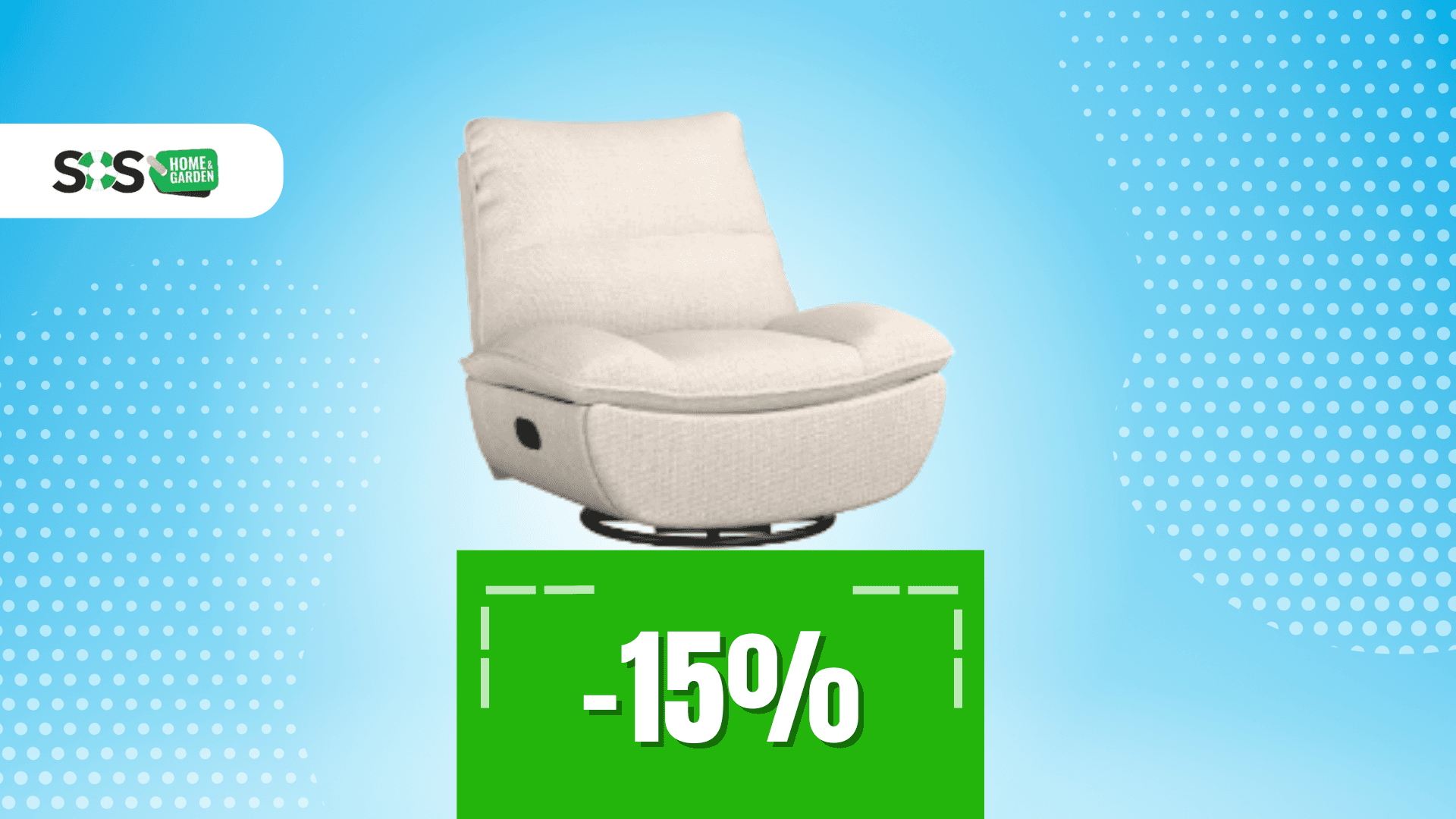 Immagine di Poltrona FlexiSpot Lotus: comodità per il relax quotidiano!