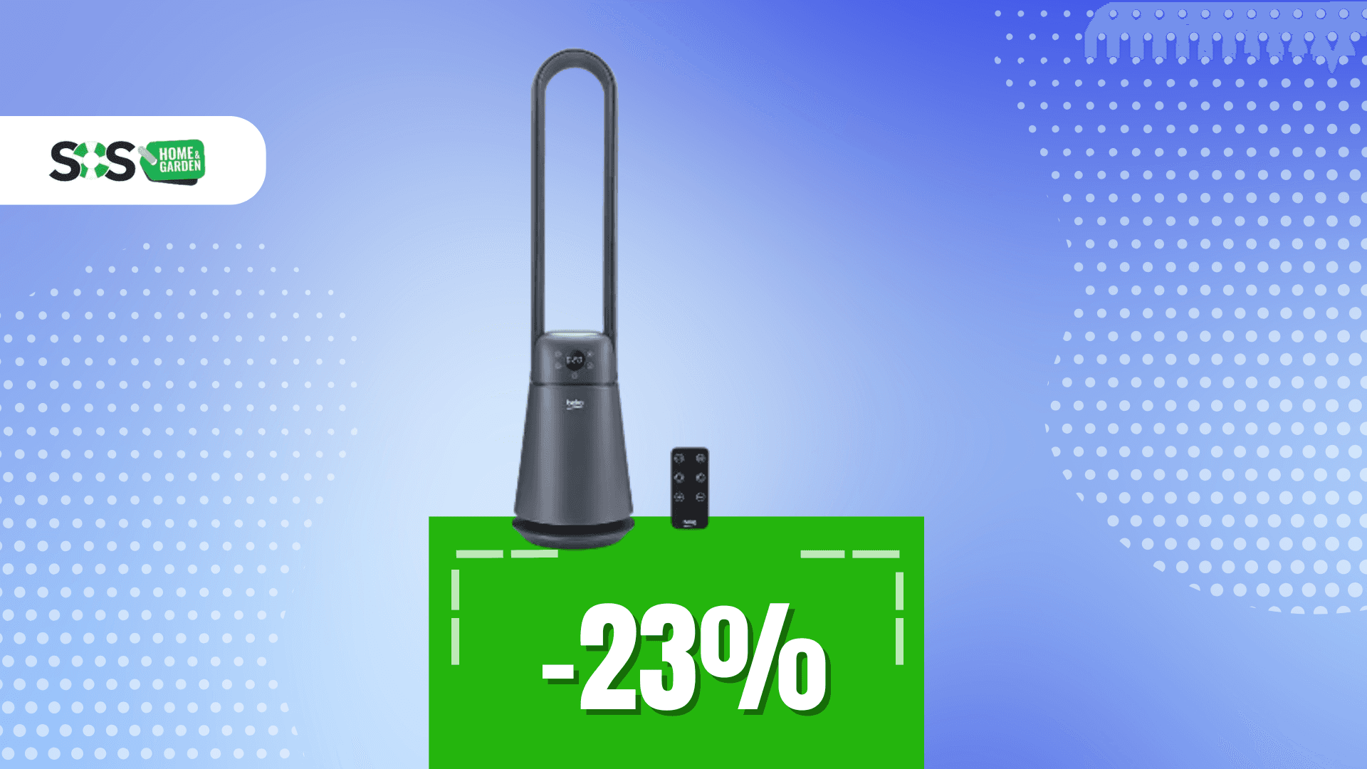 Immagine di 20 livelli di freschezza con il ventilatore Beko a 100€!
