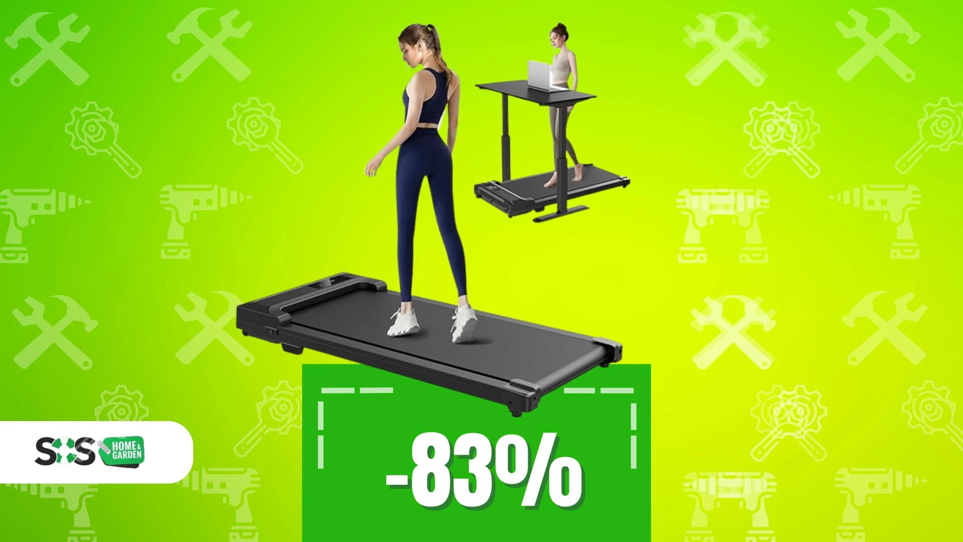 Immagine di Allenati in casa con questo tapis roulant a soli 70€!