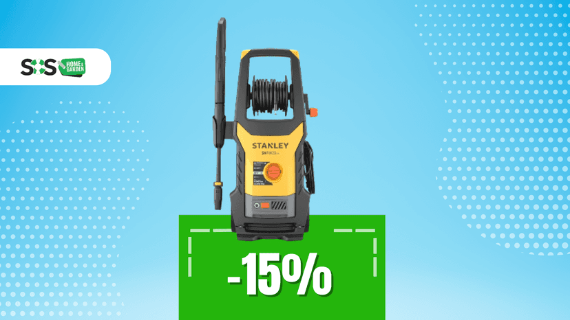 Immagine di La forza dell’acqua: idropulitrice Stanley a soli 119€!