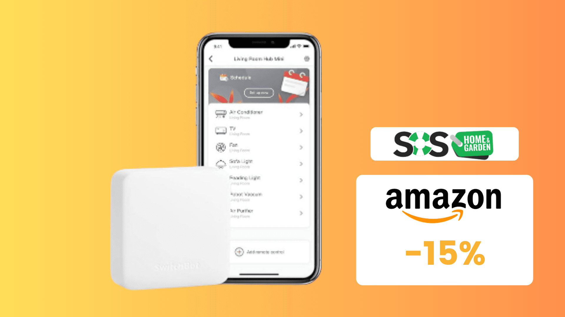 Immagine di Per una casa connessa c'è SwitchBot Hub Mini a soli 30€!