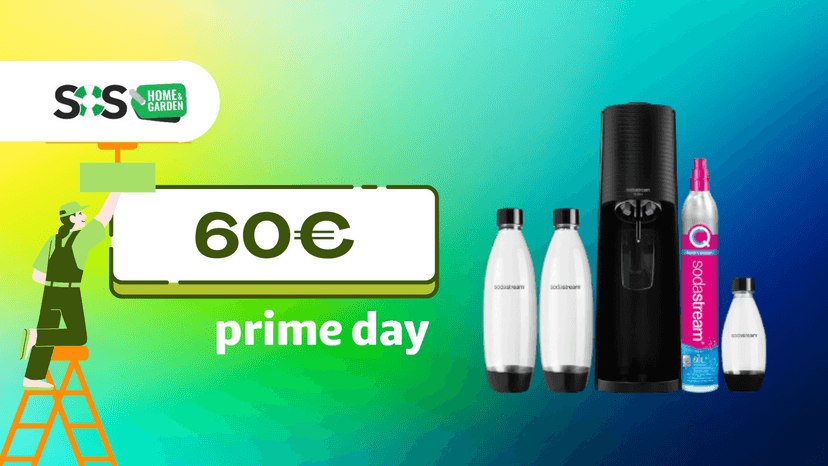 Immagine di Scorta di acqua frizzante con il set SodaStream a soli 60€!