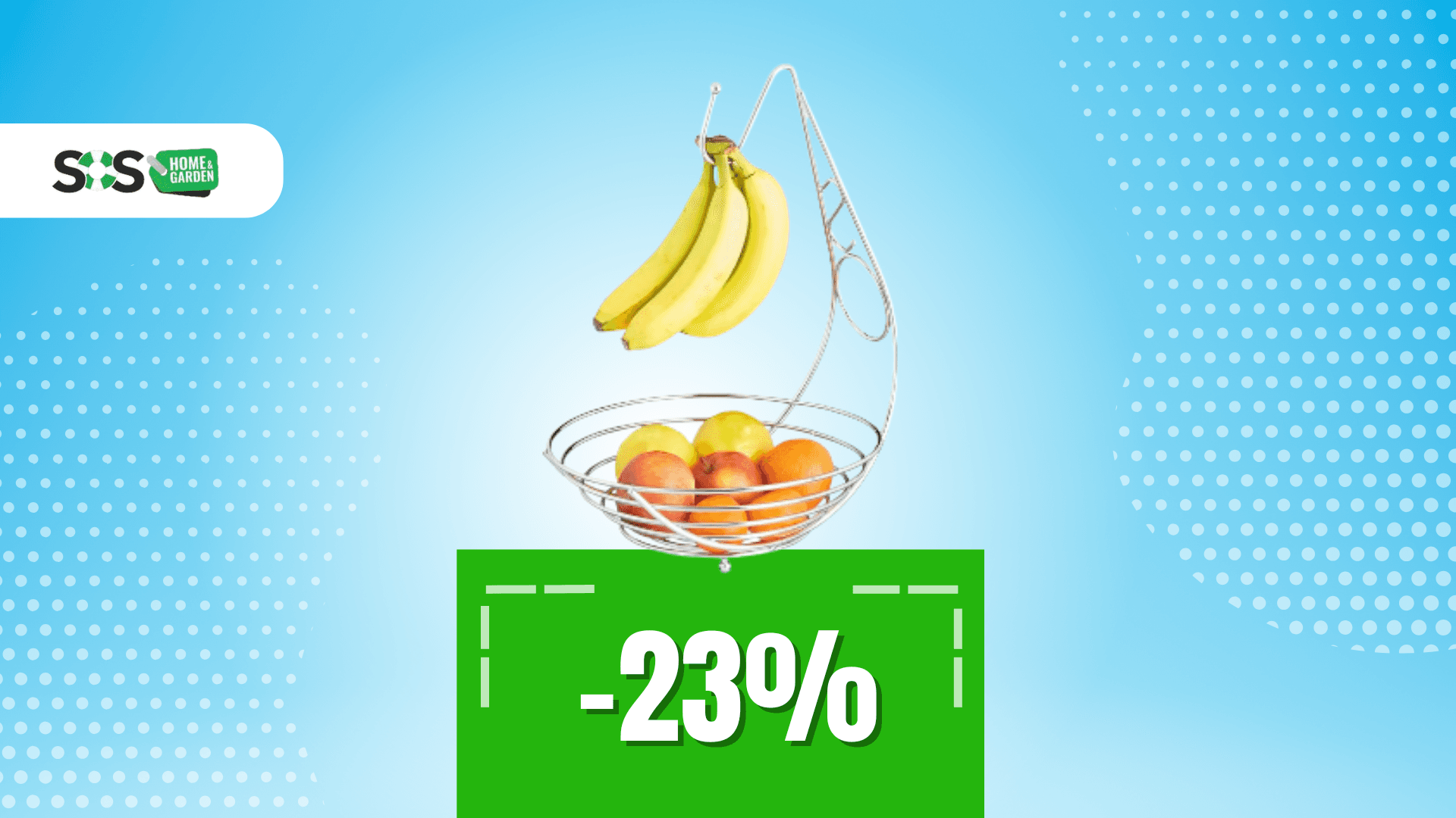 Immagine di Portafrutta a soli 23€ con comodo gancio per le banane!