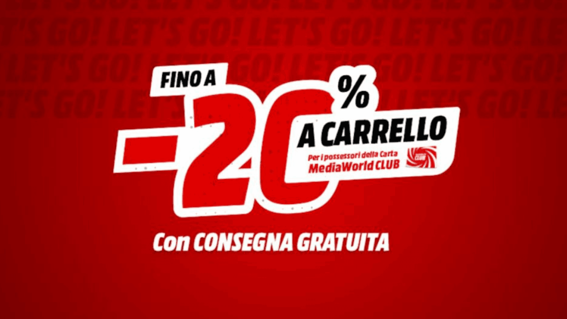 Immagine di Entra in MW CLUB e sblocca sconti fino al 20% su MediaWorld!