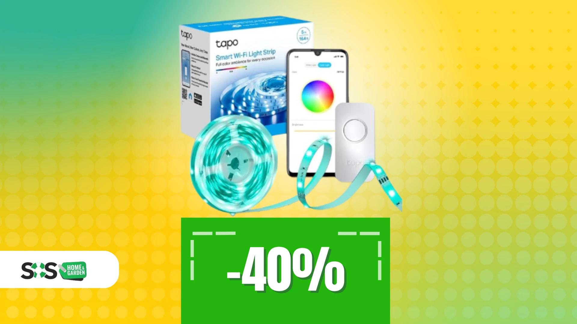 Immagine di Striscia LED Tapo a solo 18€: 5m di illuminazione smart!