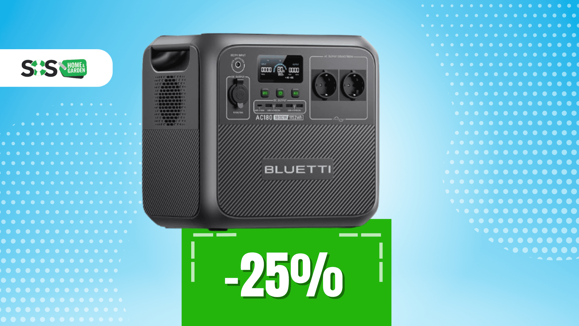 Immagine di Generatore solare portatile Bluetti ad un prezzo MAI visto!