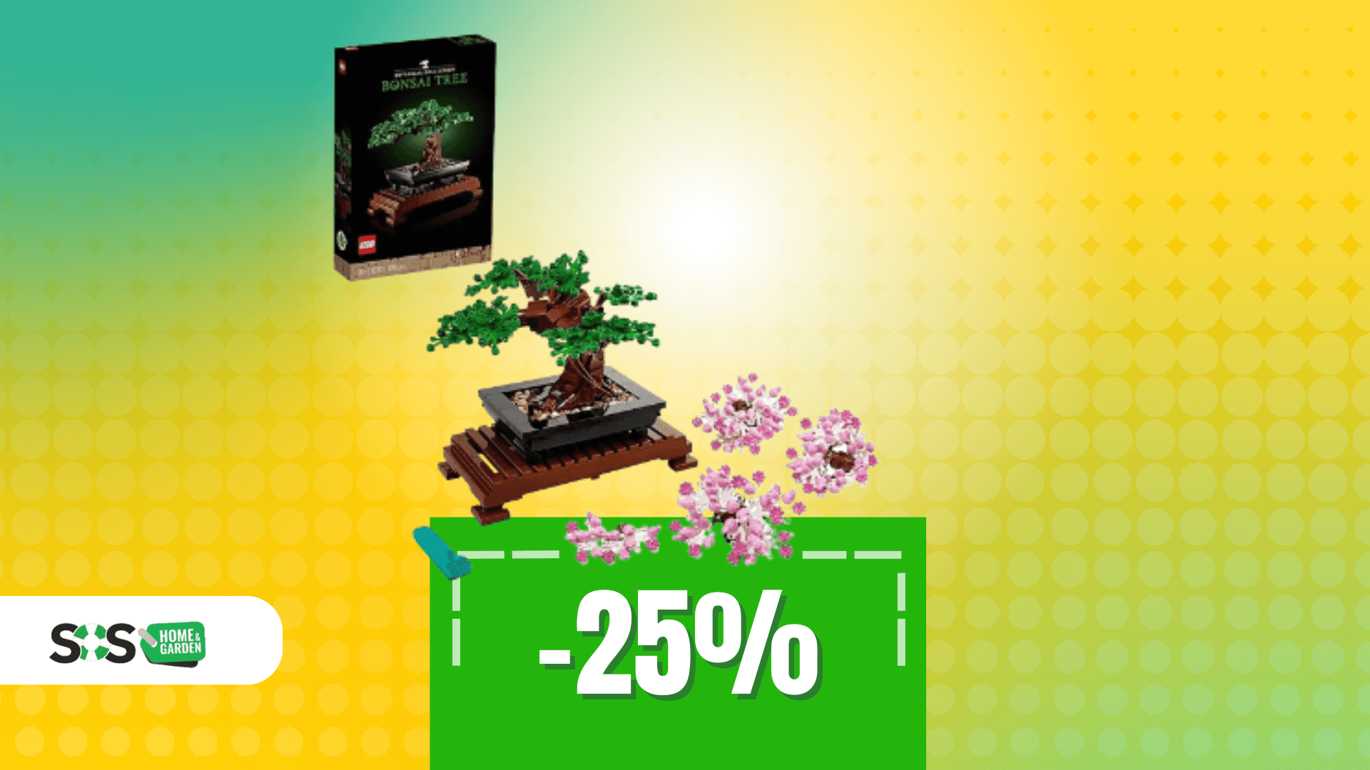 Immagine di Zen in salotto: il bonsai LEGO arreda e sorprende a soli 37€