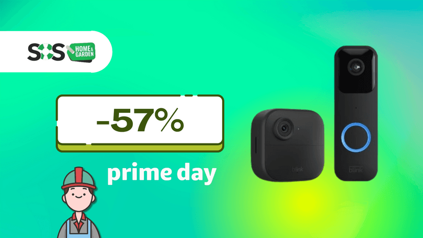 Immagine di Sicurezza totale: Blink Outdoor + campanello video a 58€!