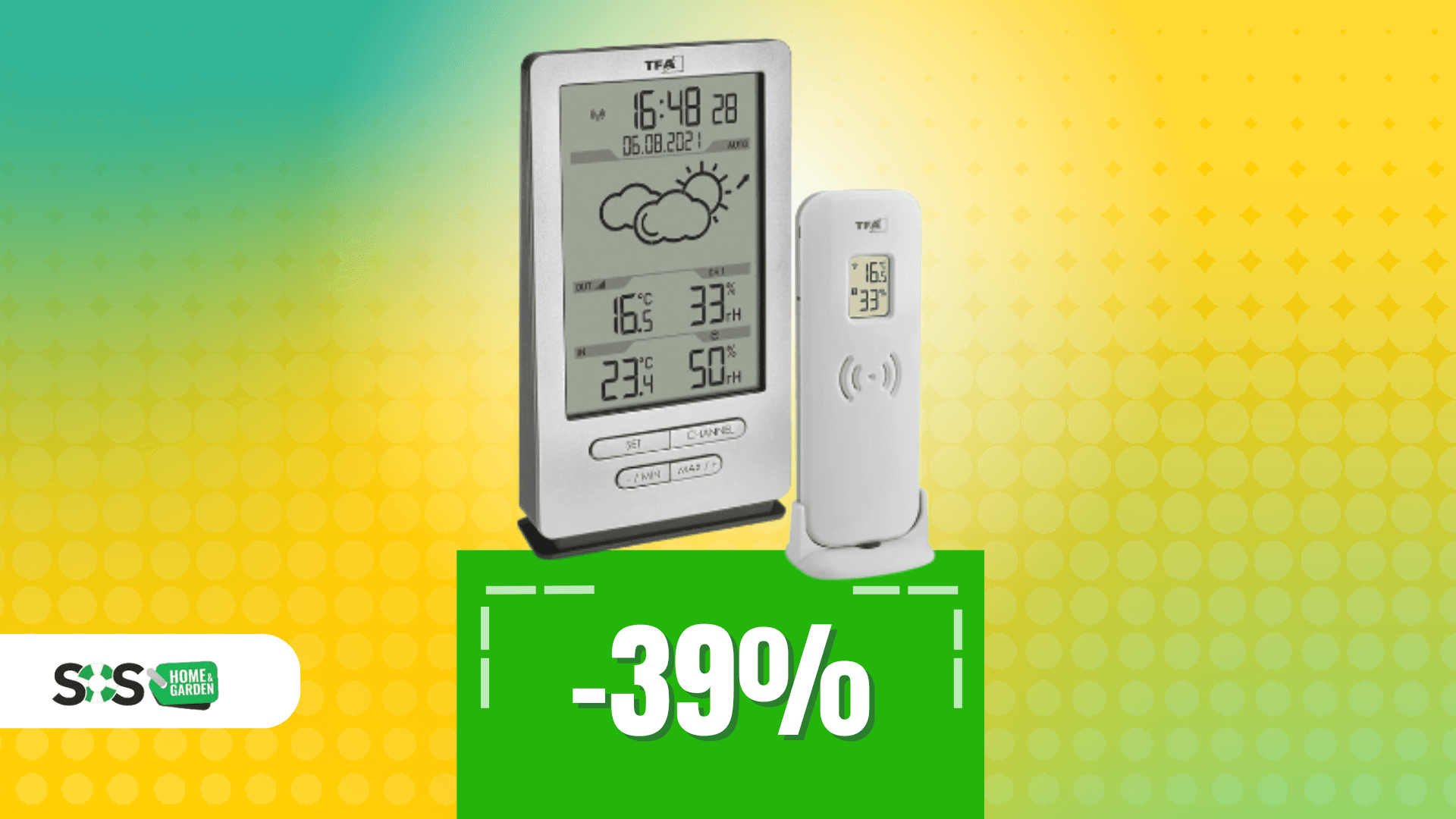 Immagine di Previsioni precise con questa stazione meteo a soli 23€!