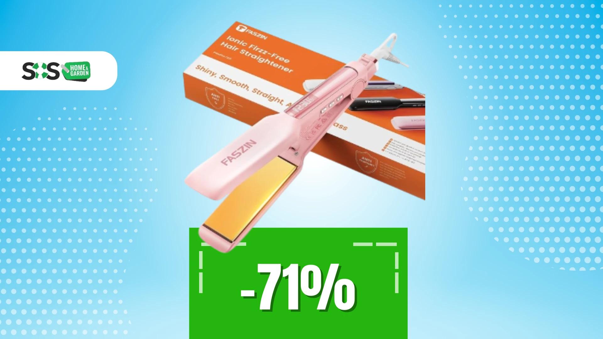 Immagine di Capelli da sogno con la piastra Faszin a soli 40€!