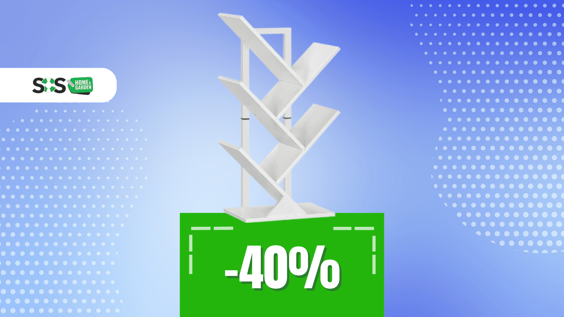 Immagine di Libreria dal design unico a forma di albero a soli 36€!