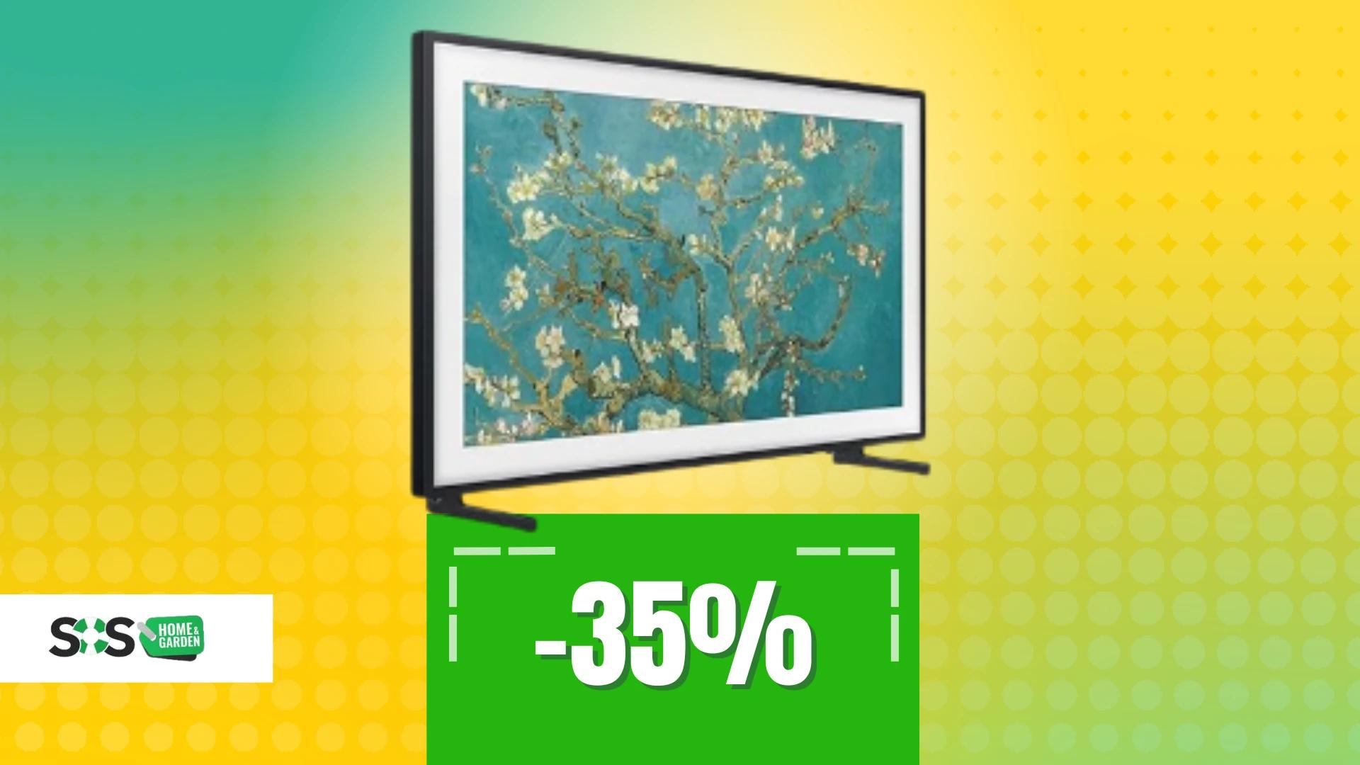 Immagine di Smart TV Samsung The Frame: tecnologia e arte a soli 299€!