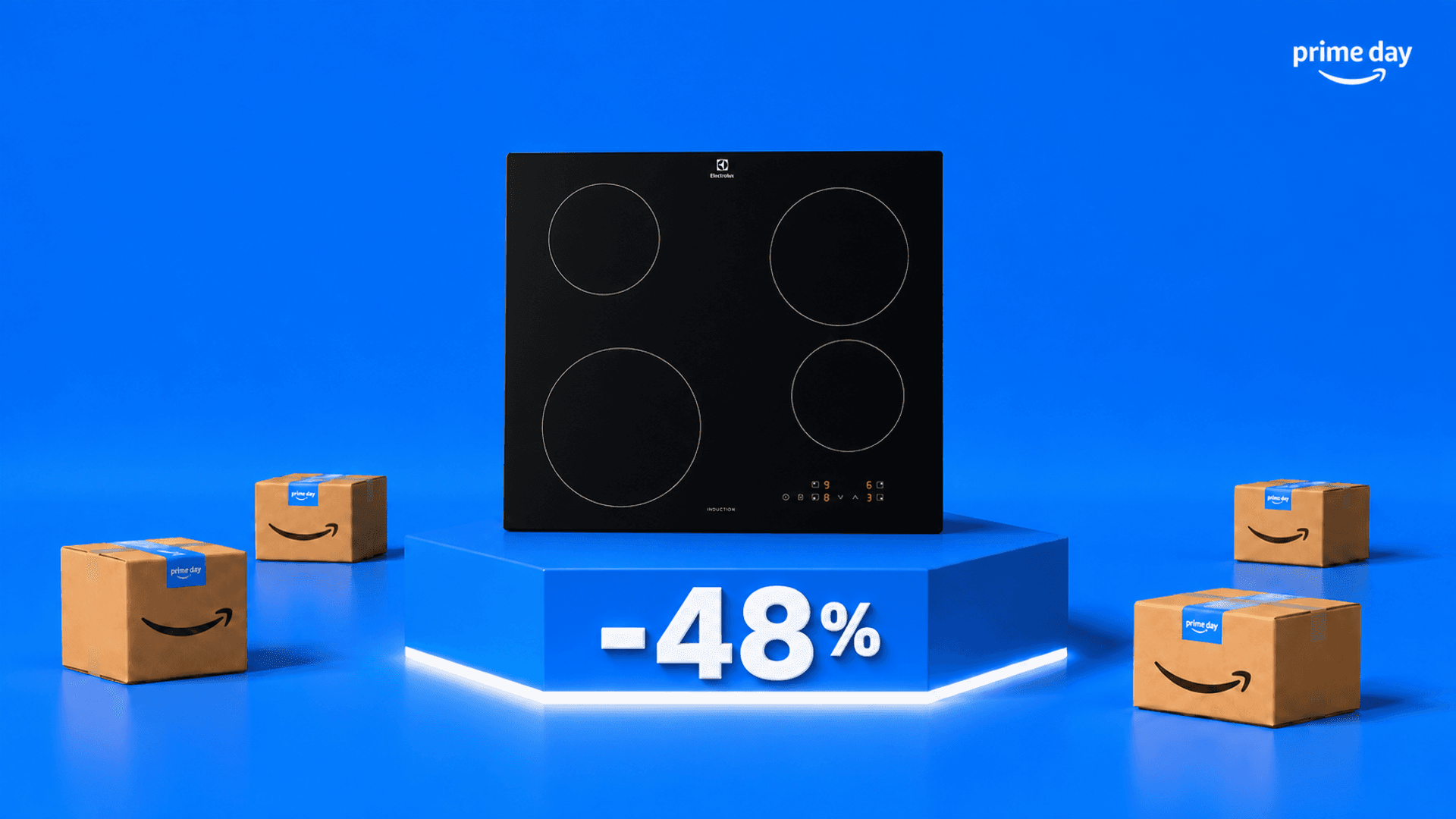Immagine di Il piano cottura a induzione Electrolux Serie 300 scende del 48%