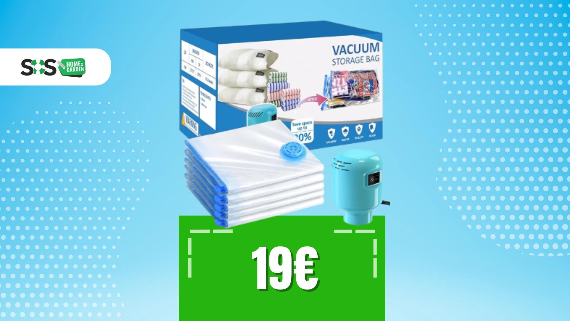 Immagine di Addio caos: con i sacchetti sottovuoto, l'armadio respira!