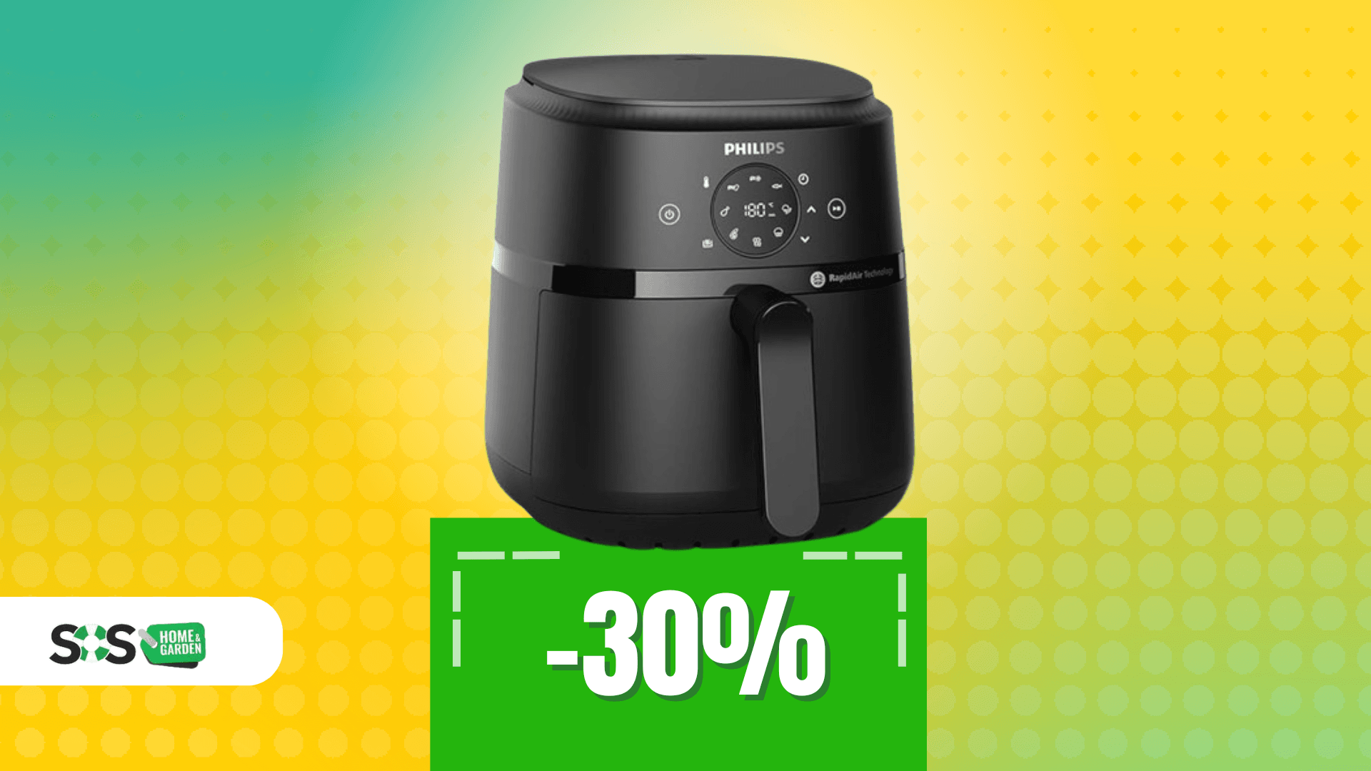 Immagine di Frittura salutare e veloce con Philips Airfryer a soli 70€!