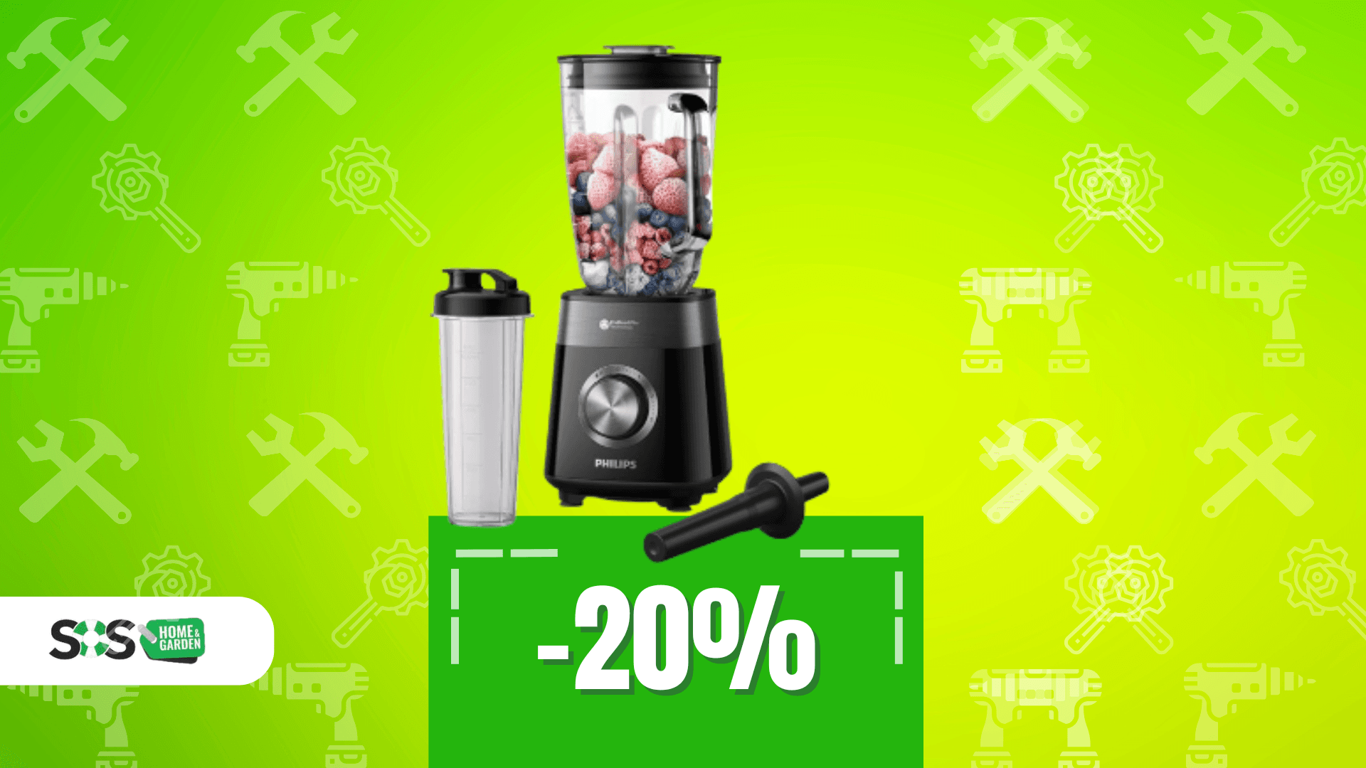 Immagine di Frullatore Philips a 80€: smoothie top in pochi secondi!