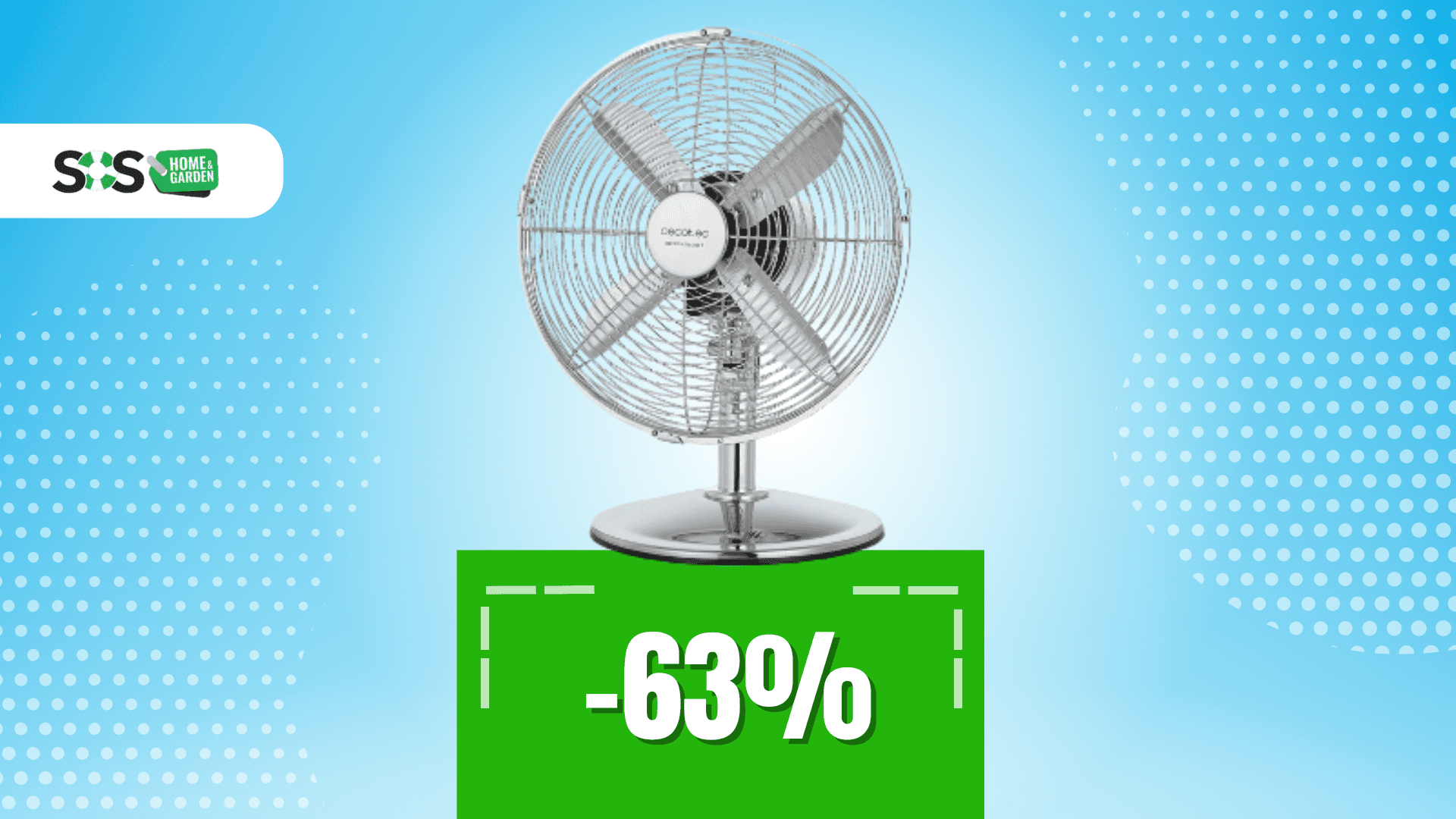 Immagine di 3 velocità, zero rumore: ventilatore da tavolo a soli 30€!