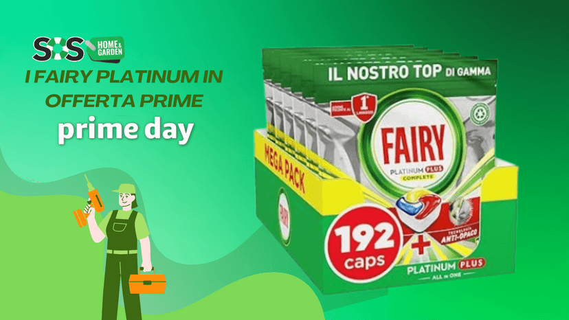 Immagine di Piatti pulitissimi con Fairy Platinum in super offerta Prime