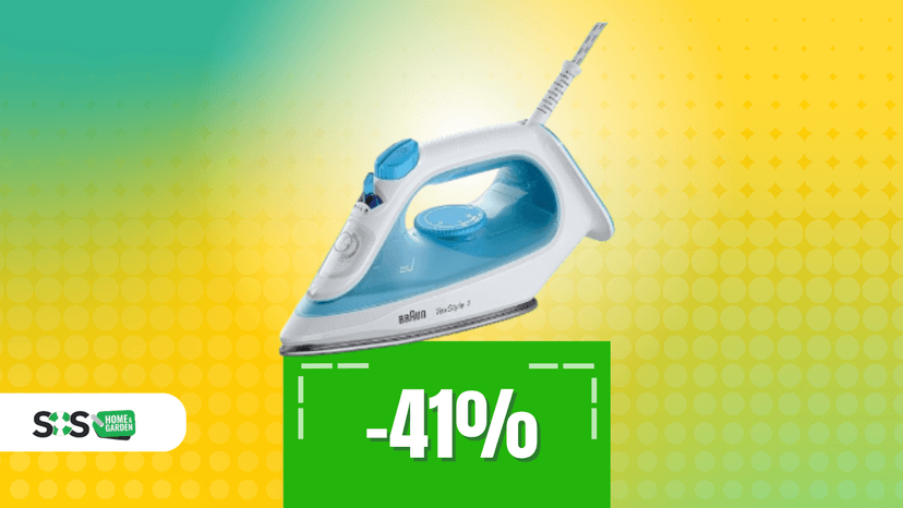 Immagine di Stira facile con una spesa minima: ferro Braun a soli 22€!