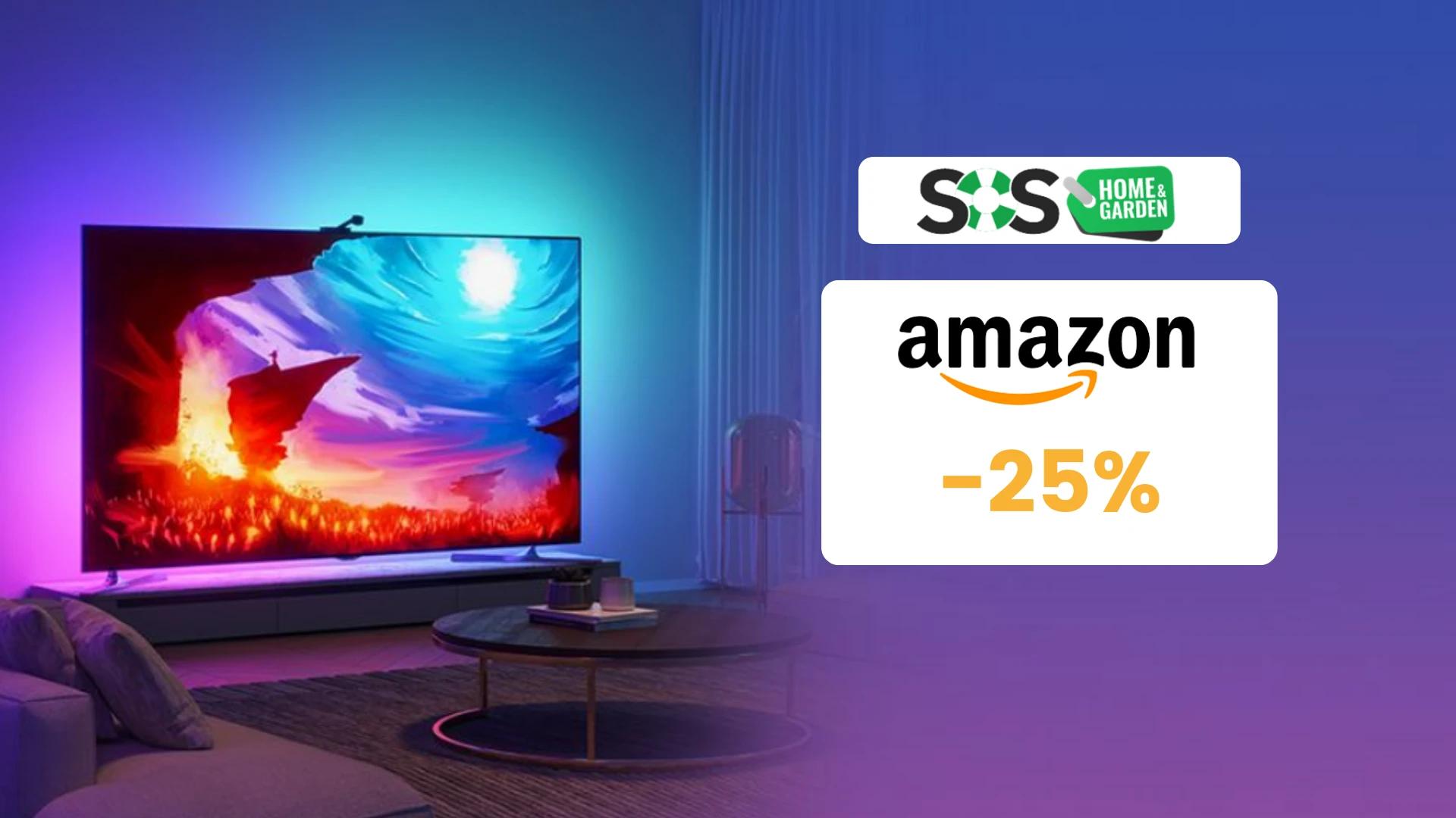 Immagine di Che atmosfera con questa luce LED Govee per TV a soli 67€!
