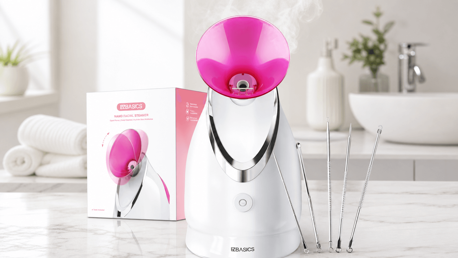Immagine di Vaporizzatore per il viso nano-ionico al 34%: ora costa 28,49€