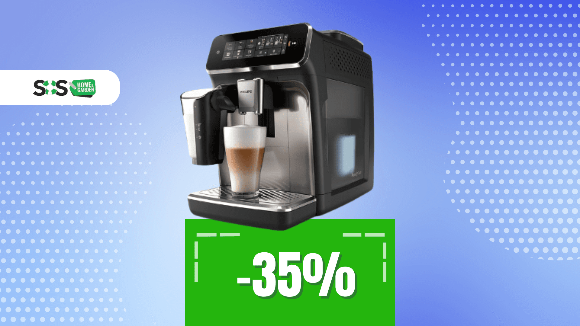 Immagine di Caffè da bar, prezzo wow: Philips 3300 è al minimo storico!